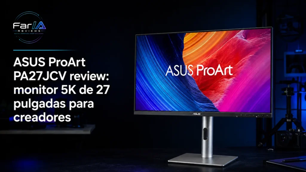 ASUS ProArt PA27JCV review: monitor 5K de 27 pulgadas para creadores