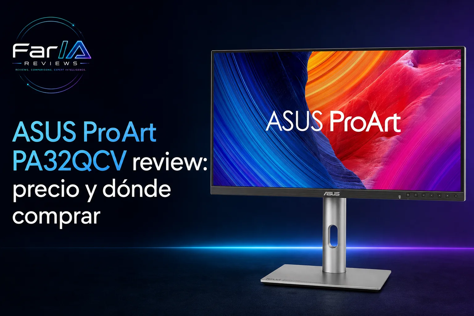 ASUS ProArt PA32QCV review: precio y dónde comprar