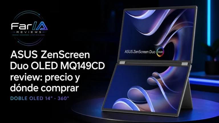 ASUS ZenScreen Duo OLED MQ149CD review: precio y dónde comprar