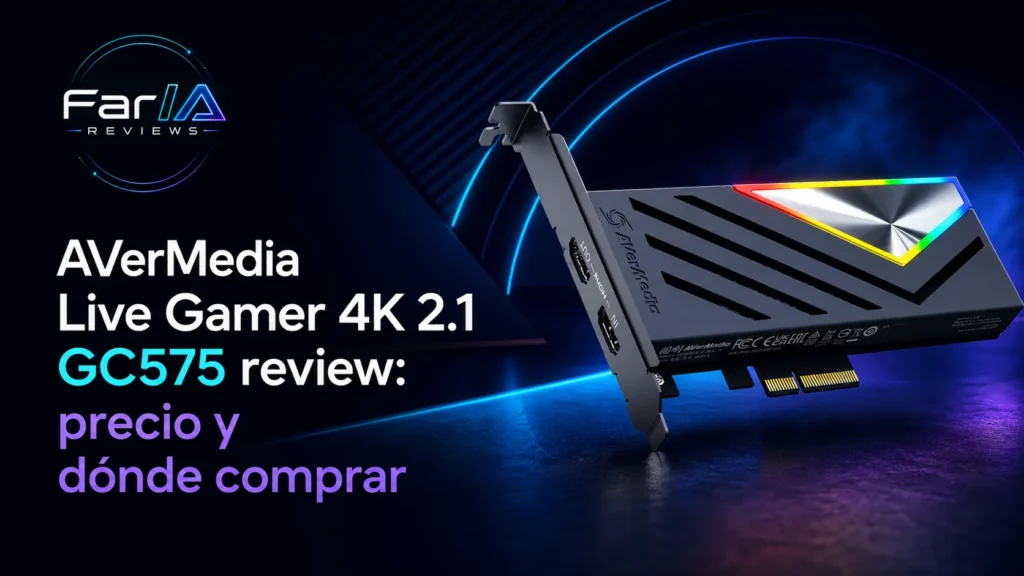 AVerMedia Live Gamer 4K 2.1 GC575 review: precio y dónde comprar