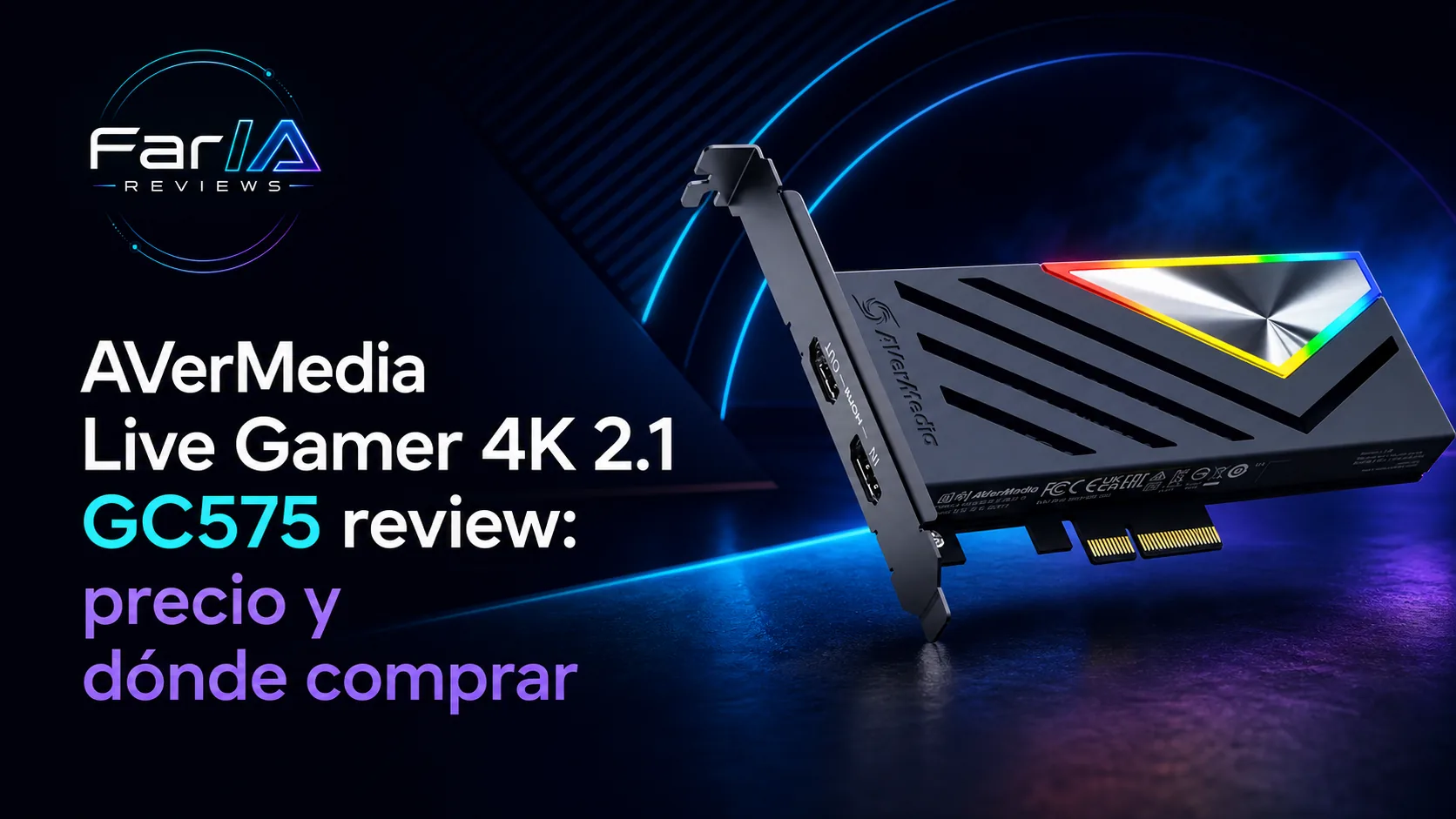 AVerMedia Live Gamer 4K 2.1 GC575 review: precio y dónde comprar AVerMedia Live Gamer 4K 2.1 GC575 review: precio y dónde comprar