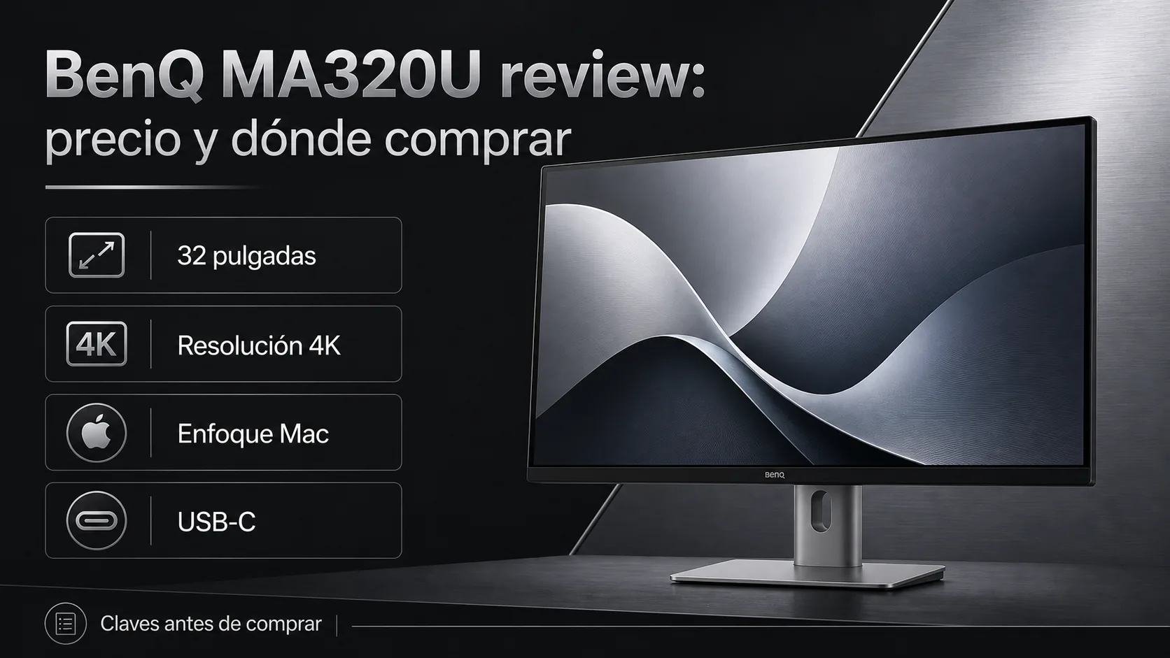 BenQ MA320U review: precio y dónde comprar: infografía Image 2.0 con especificaciones y claves de compra
