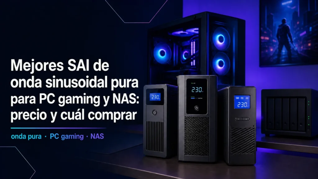 Mejores SAI de onda sinusoidal pura para PC gaming y NAS: precio y cuál comprar