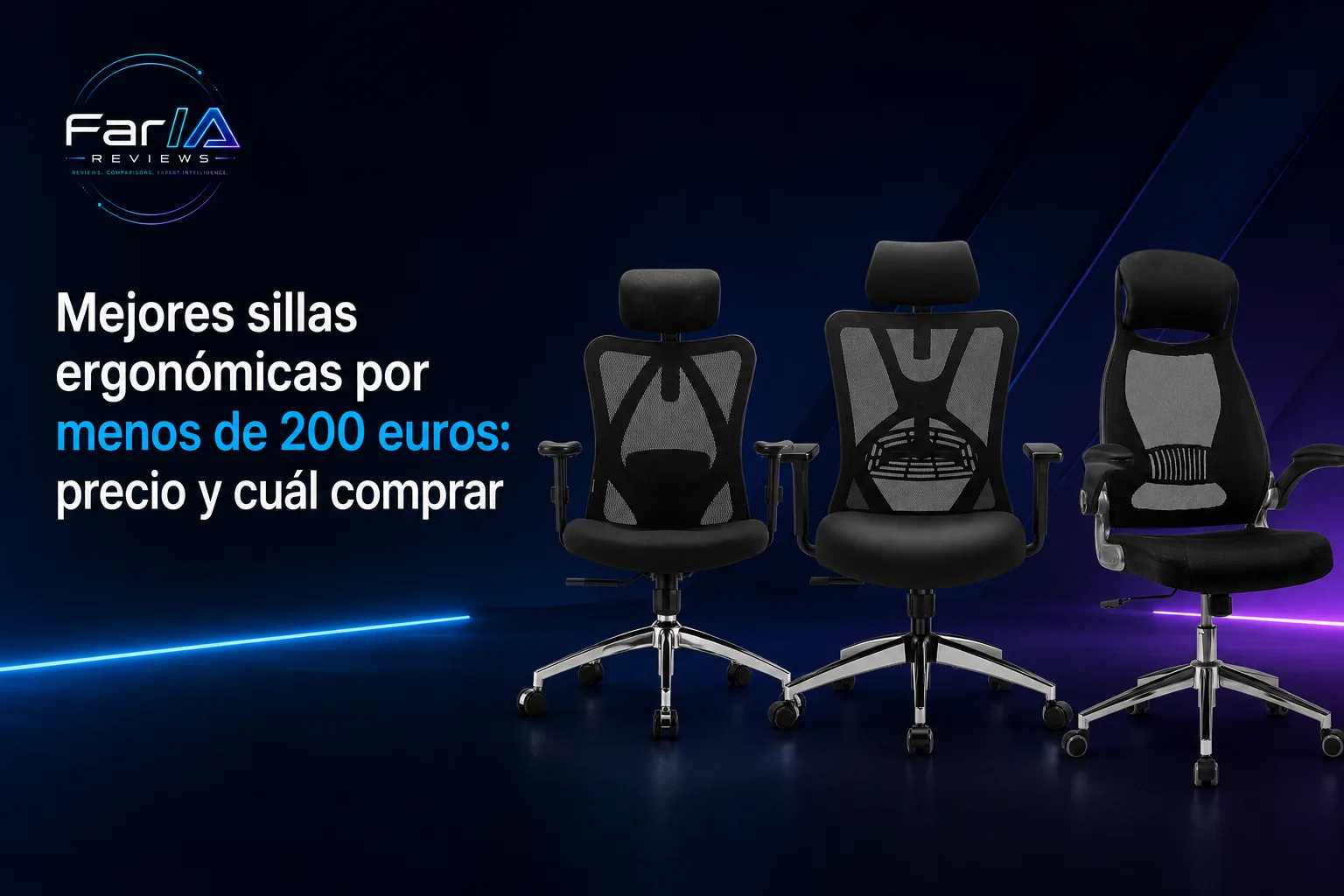 Mejores sillas ergonómicas por menos de 200 euros: precio y cuál comprar