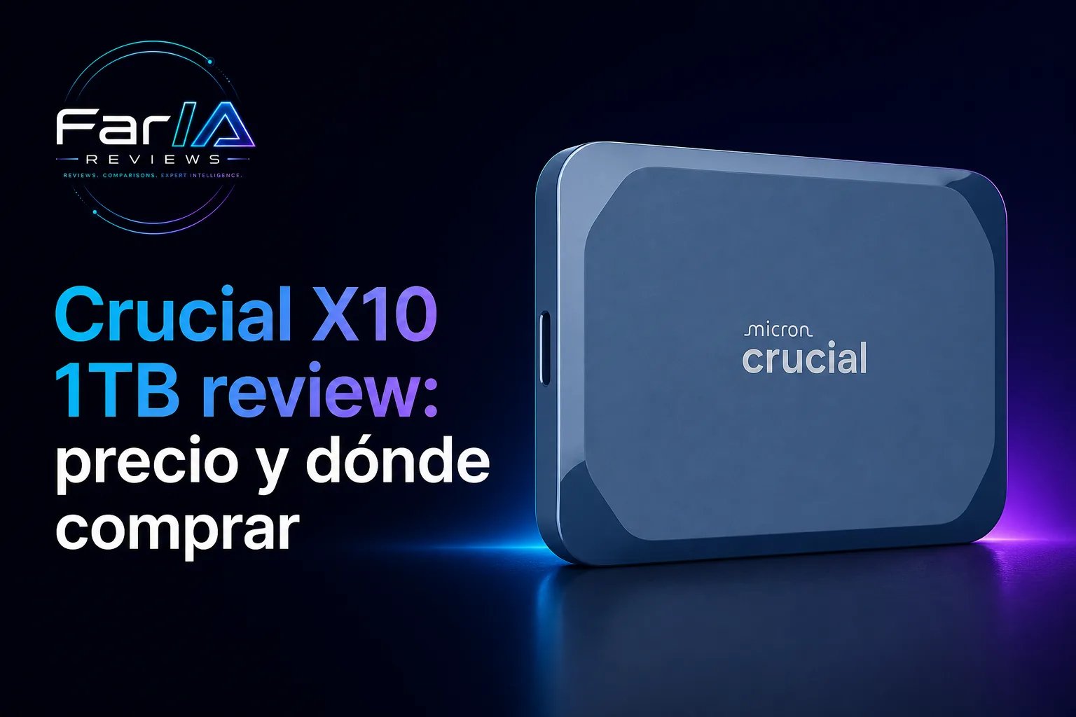 Crucial X10 1TB review: precio y dónde comprar