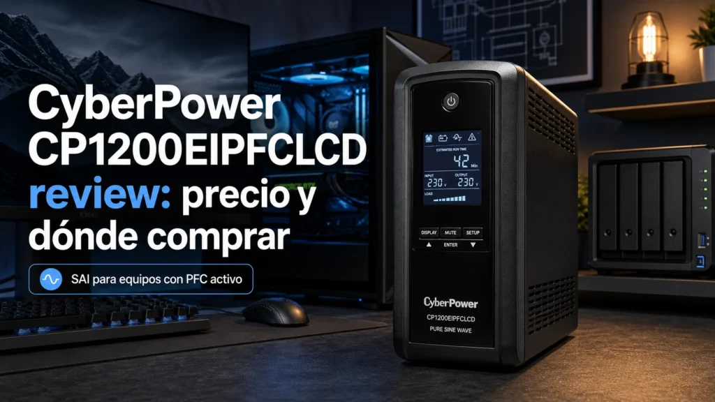 CyberPower CP1200EIPFCLCD review: precio y dónde comprar