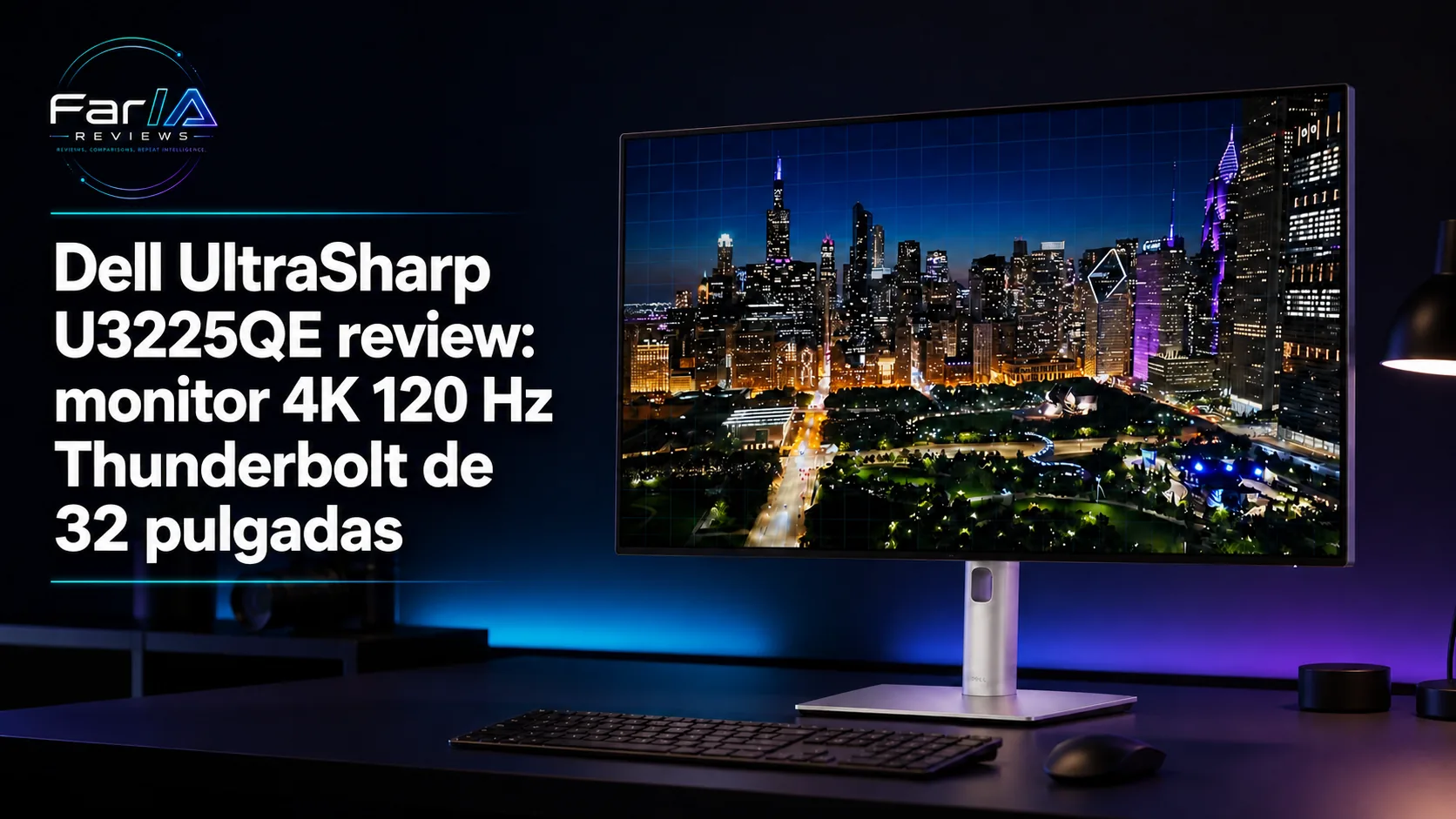 Dell UltraSharp U3225QE review: monitor 4K 120 Hz Thunderbolt de 32 pulgadas