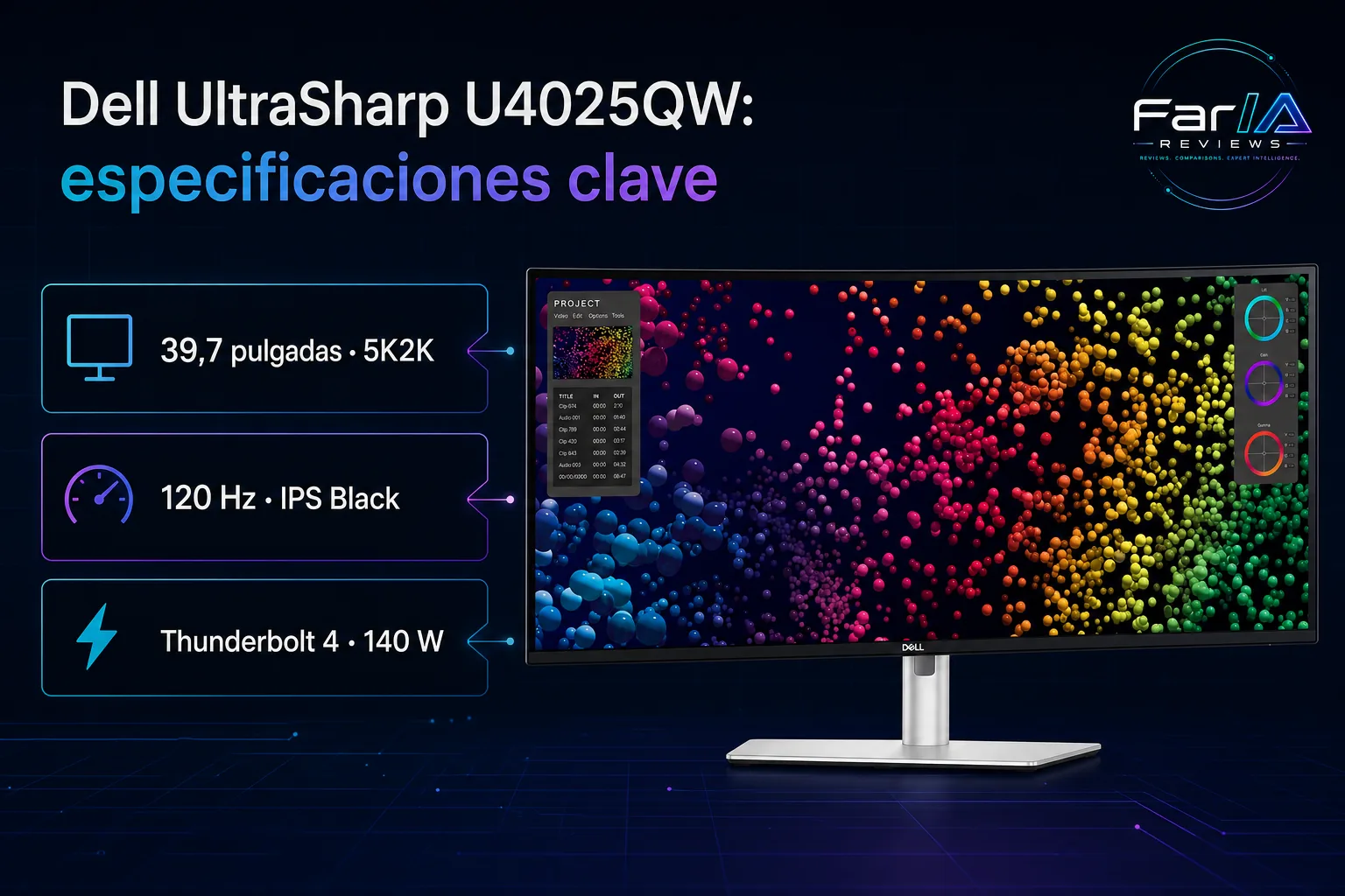 Dell UltraSharp U4025QW review: precio y dónde comprar: producto exacto, especificaciones y claves de compra