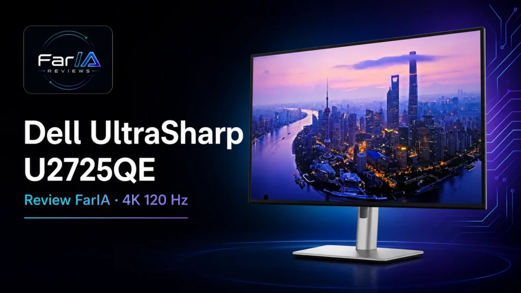 Dell UltraSharp U2725QE en review FarIA: monitor 27 pulgadas 4K 120 Hz con Thunderbolt 4 y hub