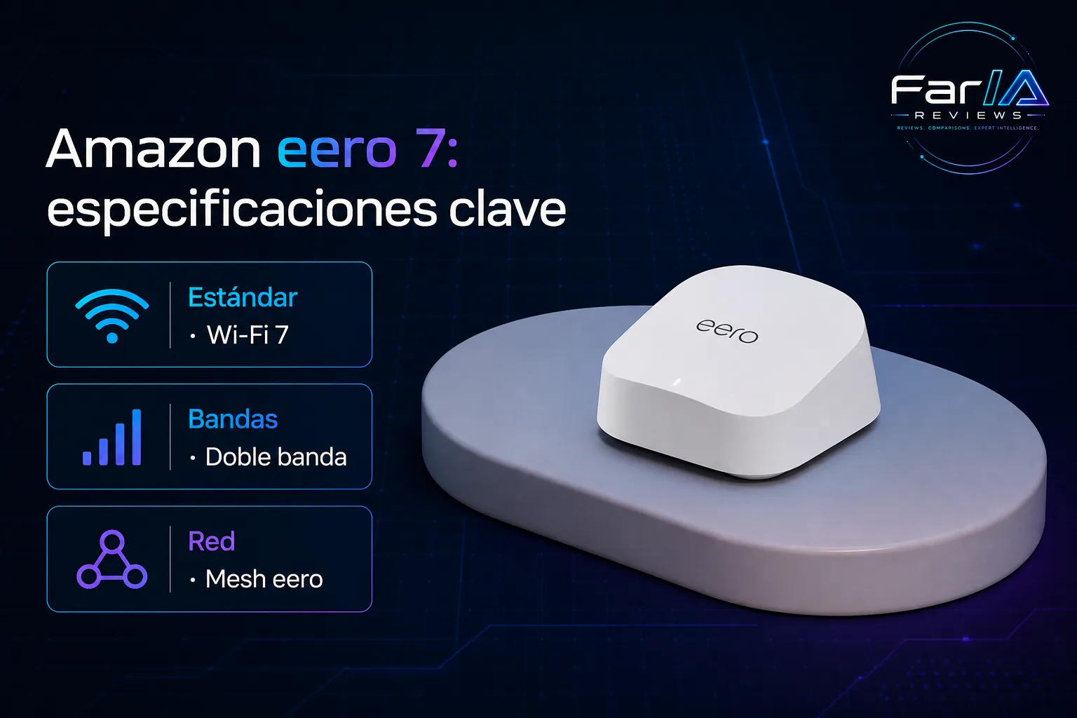 Amazon eero 7 review: precio y dónde comprar: producto exacto, especificaciones y claves de compra