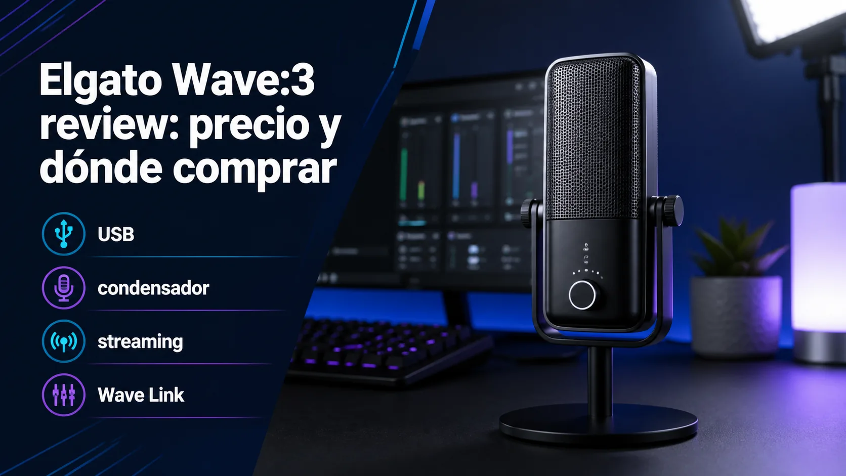 Elgato Wave:3 review: precio y dónde comprar Elgato Wave:3 review: precio y dónde comprar: infografía Image 2.0 con especificaciones y claves de compra