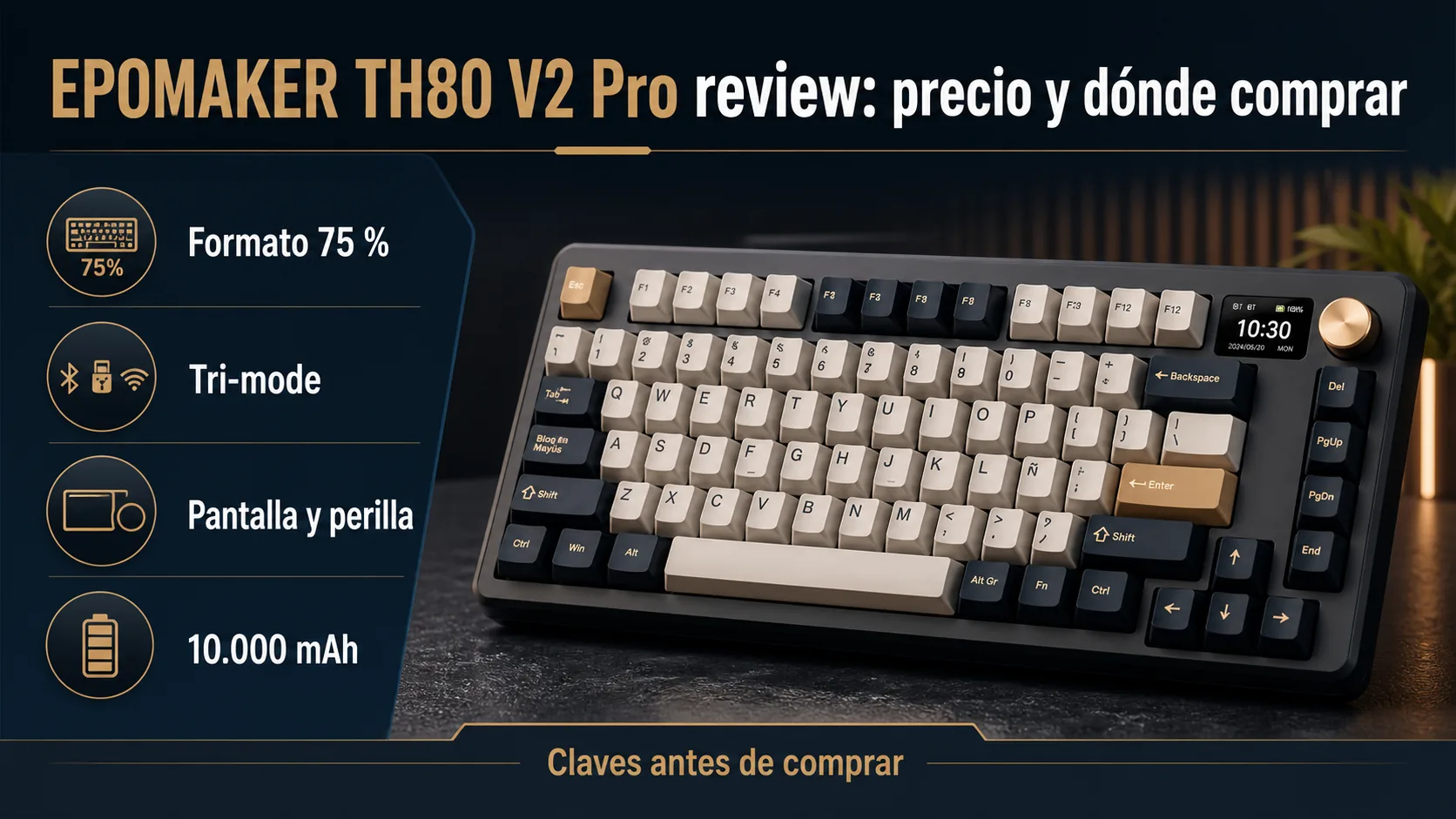 EPOMAKER TH80 V2 Pro review: precio y dónde comprar: infografía Image 2.0 con especificaciones y claves de compra