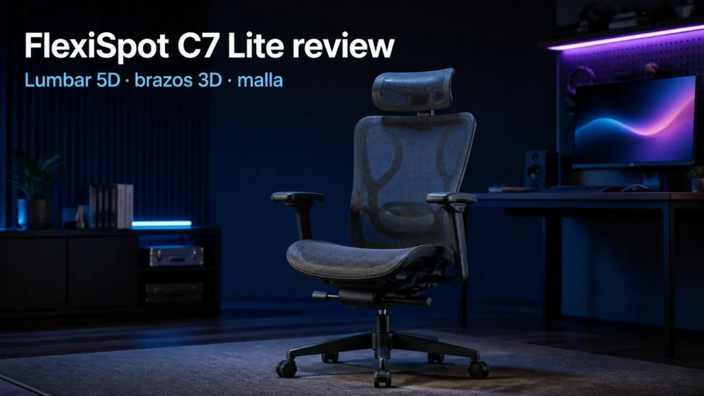FlexiSpot C7 Lite review: precio y dónde comprar