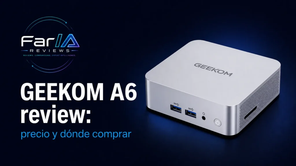 GEEKOM A6 review: precio y dónde comprar