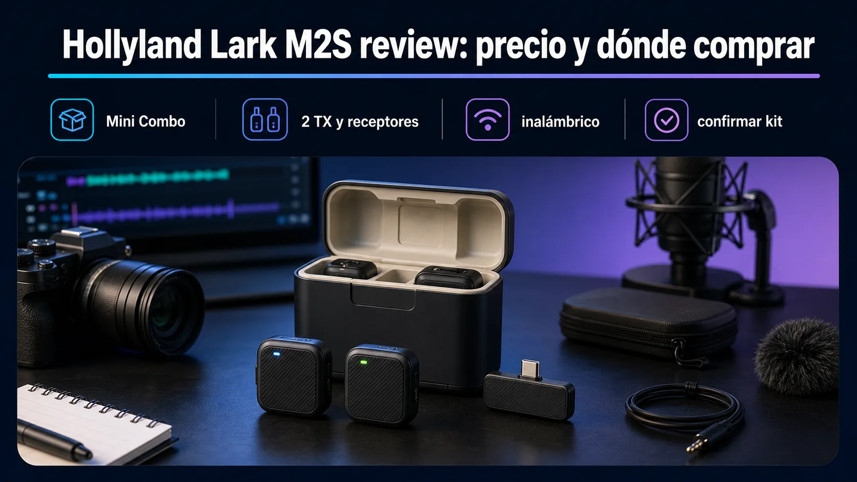 Hollyland Lark M2S review: precio y dónde comprar: infografía Image 2.0 con especificaciones y claves de compra