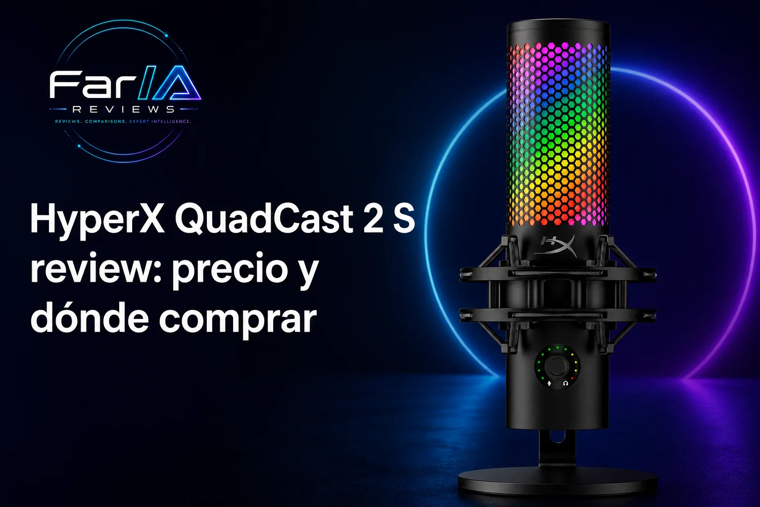 HyperX QuadCast 2 S review: precio y dónde comprar
