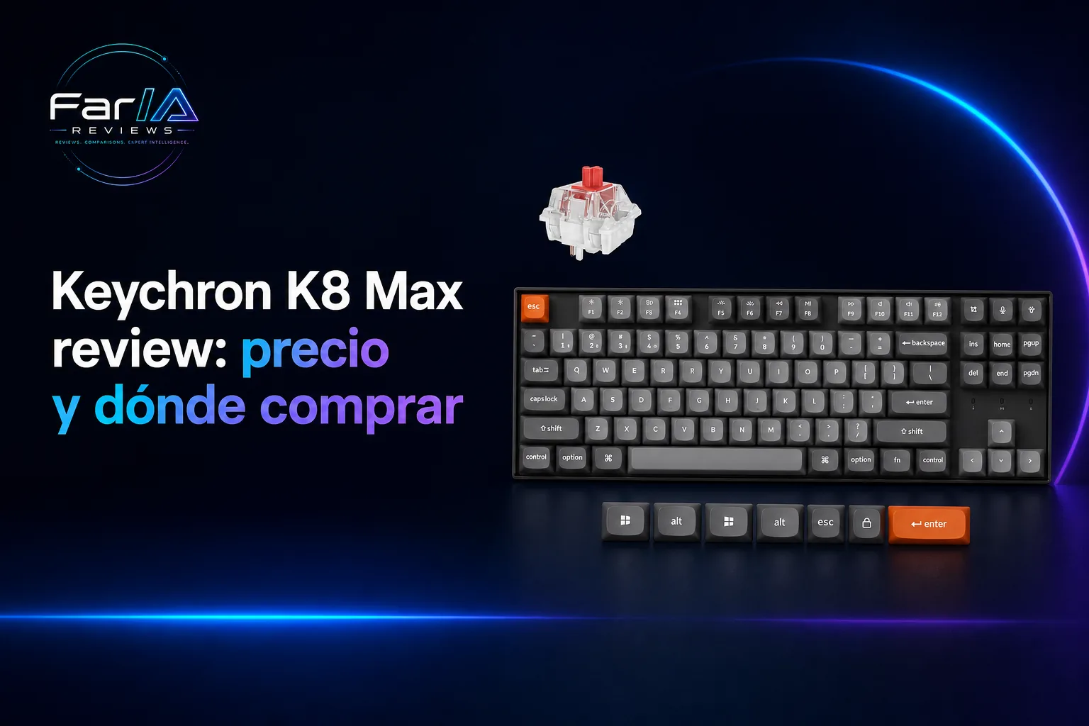 Keychron K8 Max review: precio y dónde comprar