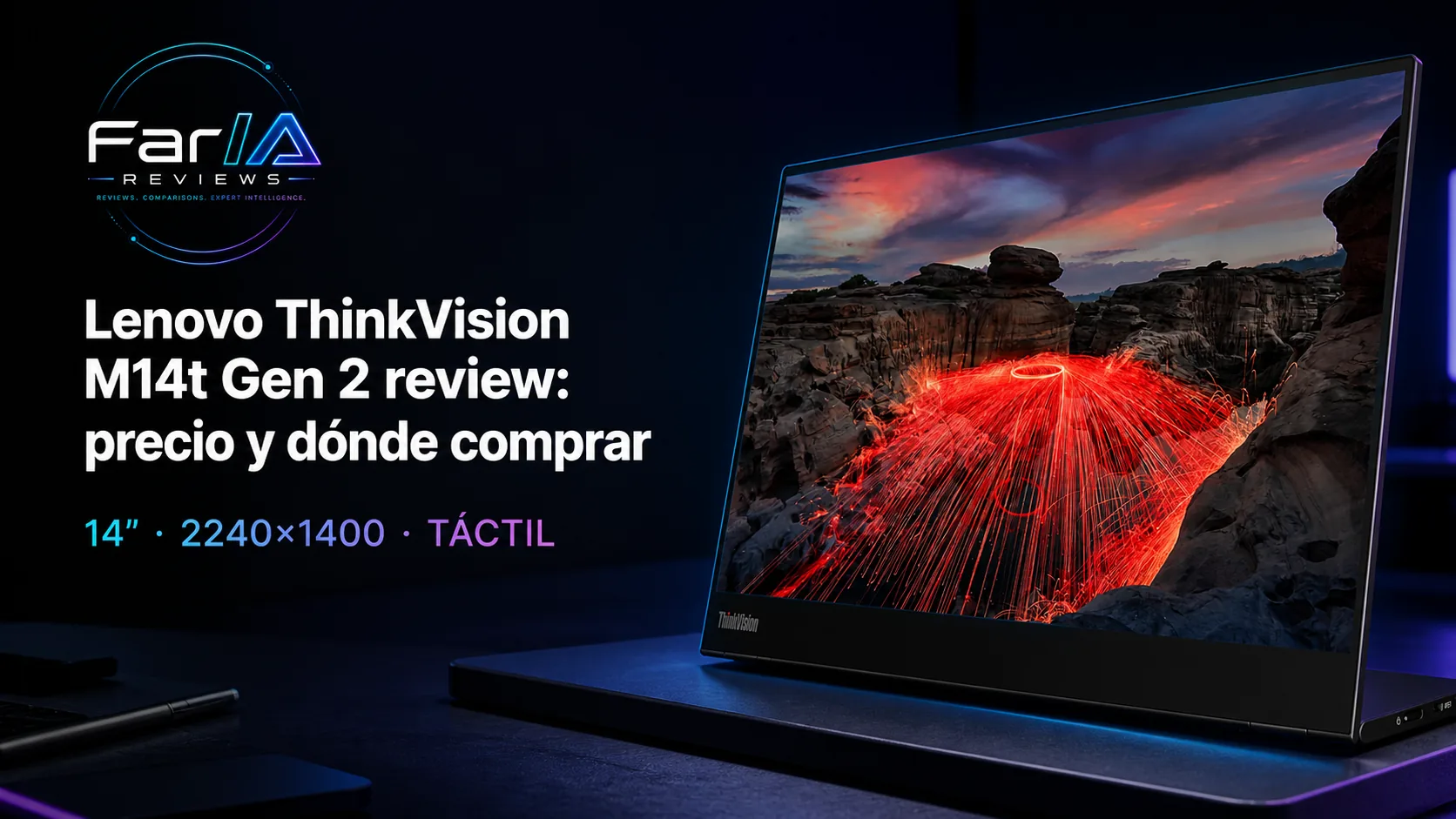 Lenovo ThinkVision M14t Gen 2 review: precio y dónde comprar Lenovo ThinkVision M14t Gen 2 review: precio y dónde comprar
