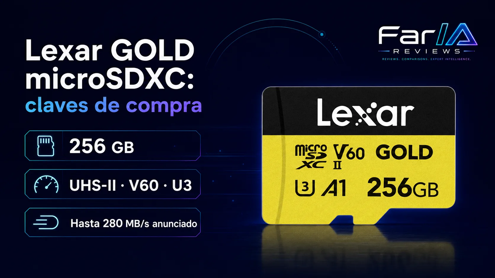 Lexar Professional GOLD microSDXC review: precio y dónde comprar: infografía Image 2.0 con especificaciones y claves de compra