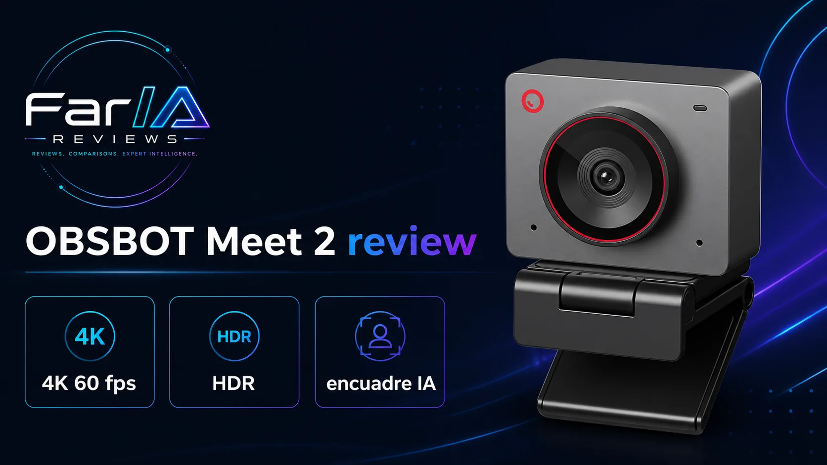OBSBOT Meet 2 review: precio y dónde comprar: infografía Image 2.0 con especificaciones y claves de compra
