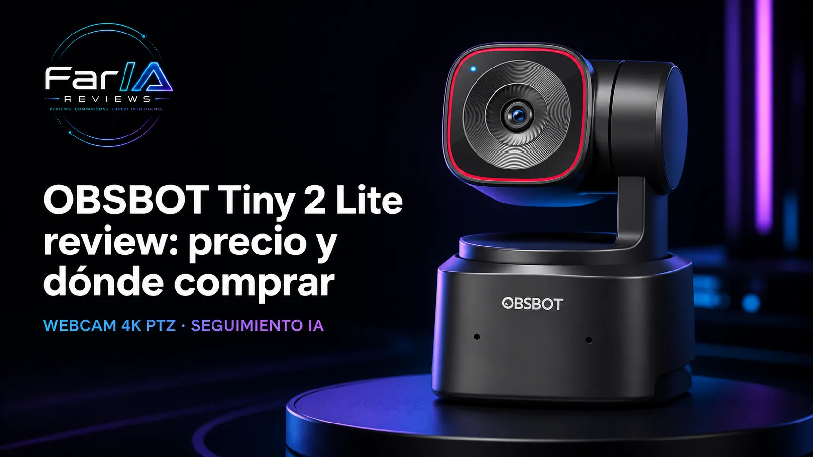 OBSBOT Tiny 2 Lite review: precio y dónde comprar