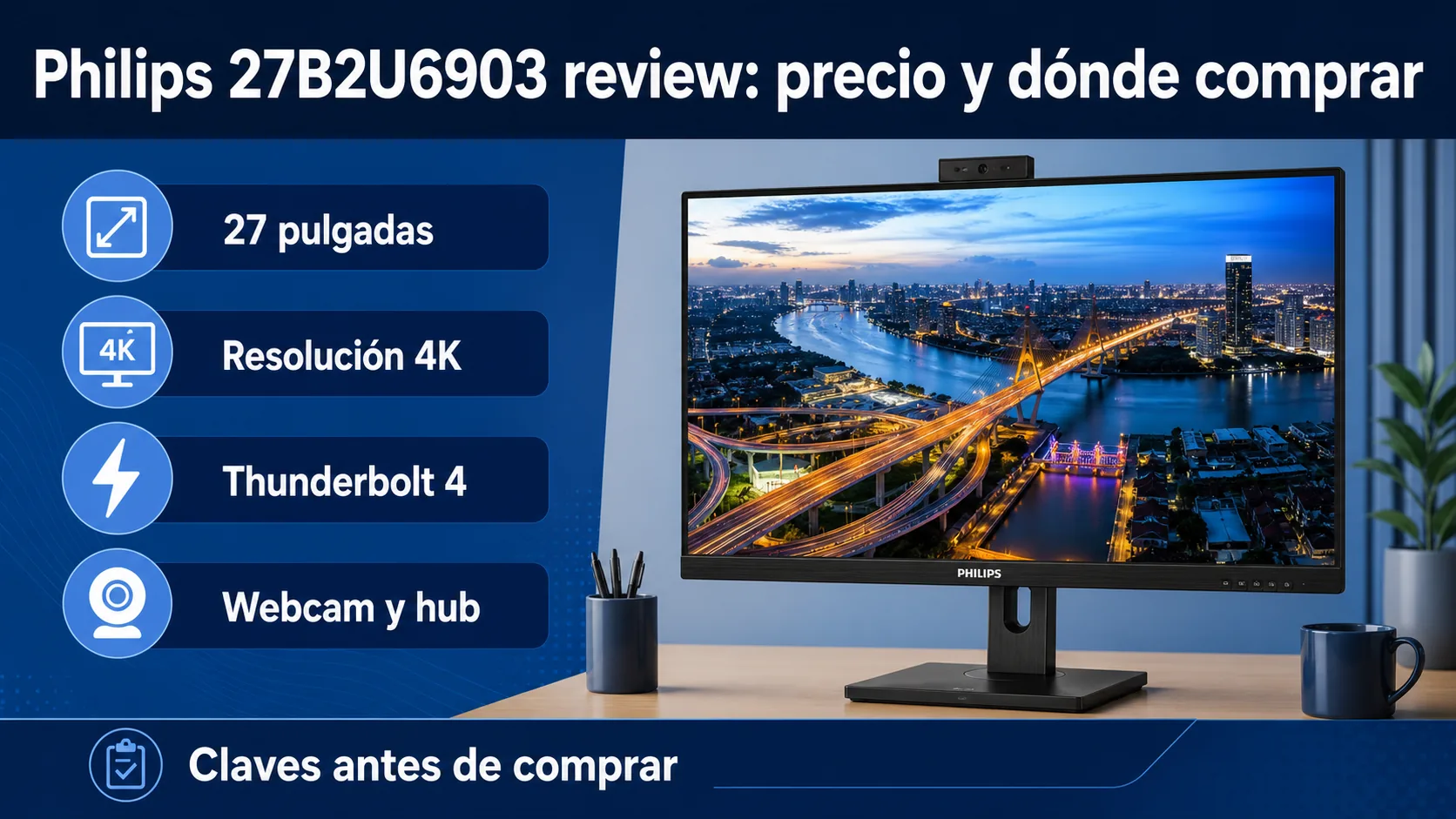 Philips 27B2U6903 review: precio y dónde comprar: infografía Image 2.0 con especificaciones y claves de compra