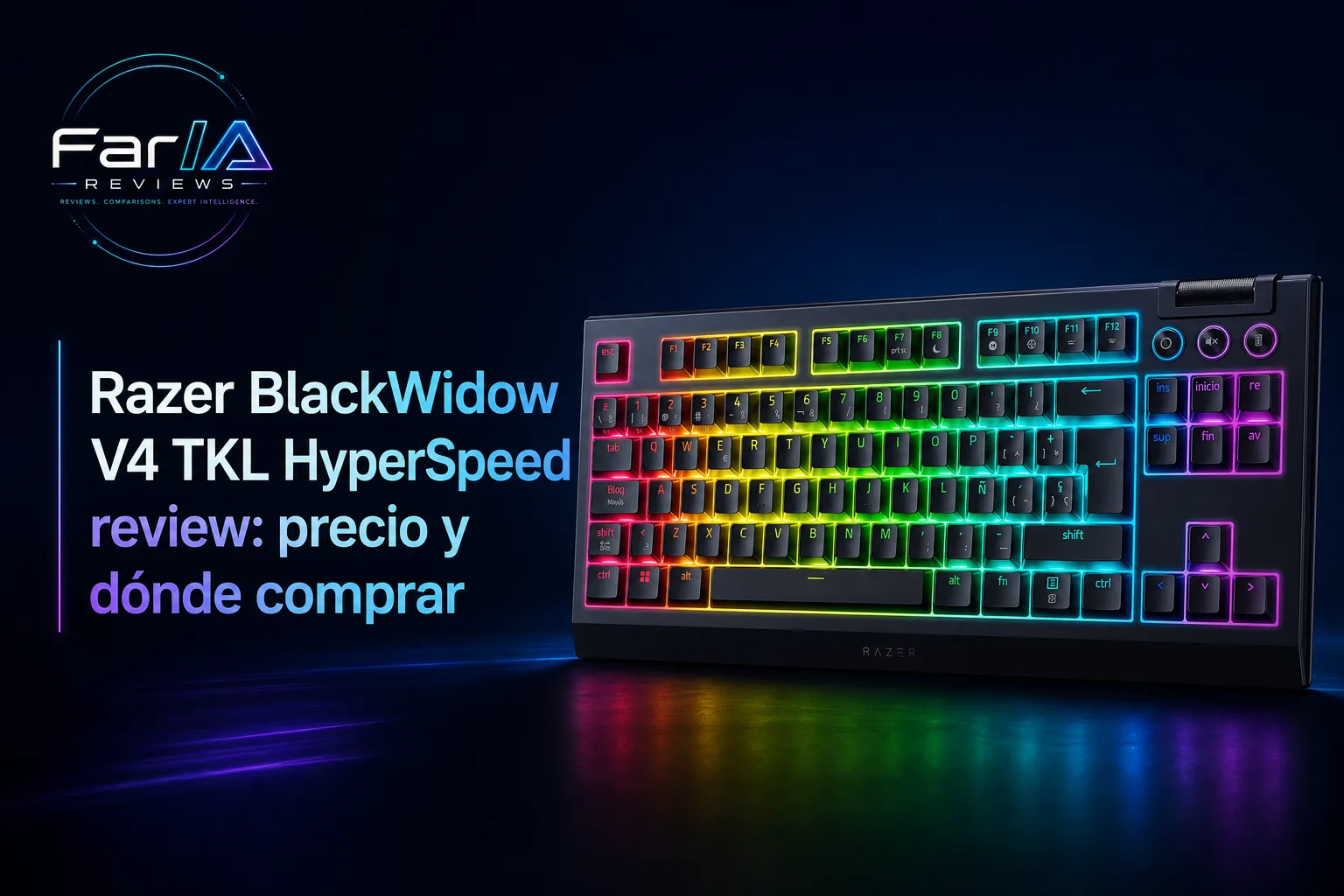 Razer BlackWidow V4 TKL HyperSpeed review: precio y dónde comprar