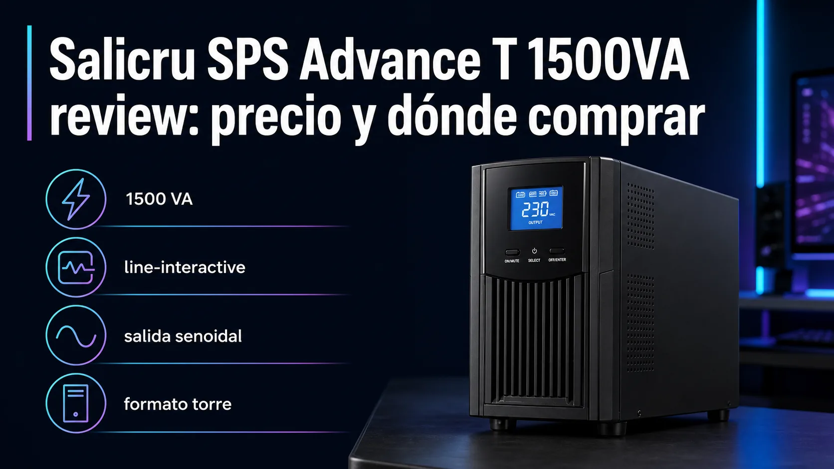 Salicru SPS Advance T 1500VA review: precio y dónde comprar: infografía Image 2.0 con especificaciones y claves de compra