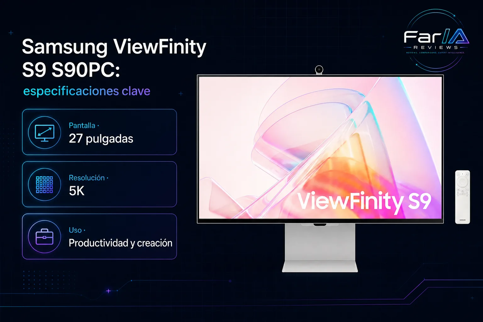 Samsung ViewFinity S9 S90PC review: precio y dónde comprar: producto exacto, especificaciones y claves de compra