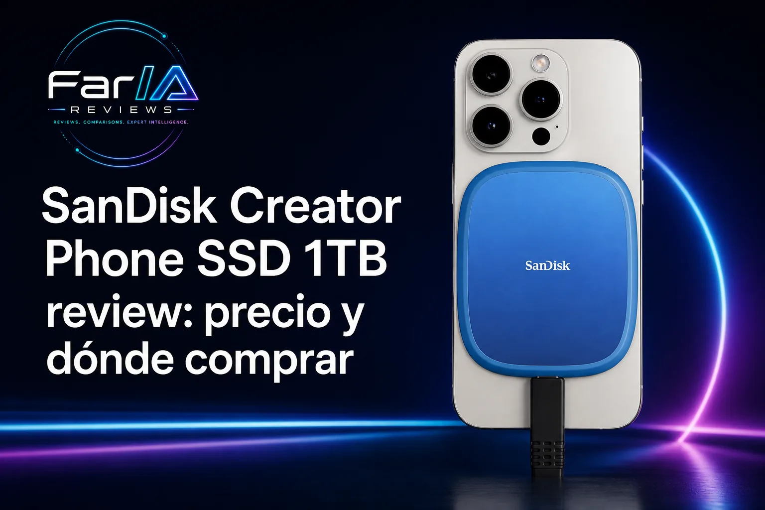 SanDisk Creator Phone SSD 1TB review: precio y dónde comprar