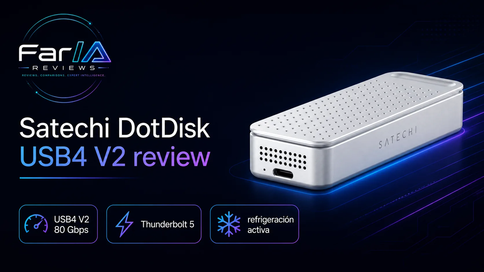 Satechi DotDisk USB4 V2 review: precio y dónde comprar: infografía Image 2.0 con especificaciones y claves de compra