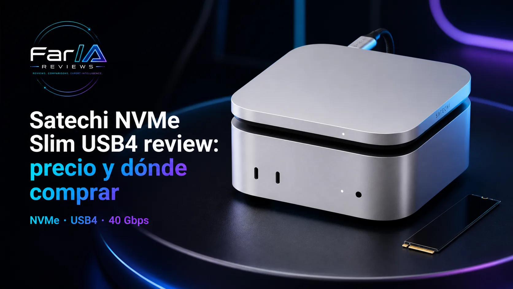Satechi NVMe Slim USB4 review: precio y dónde comprar
