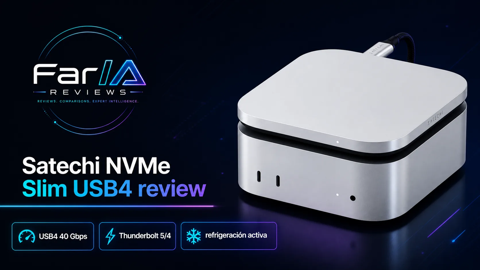 Satechi NVMe Slim USB4 review: precio y dónde comprar: infografía Image 2.0 con especificaciones y claves de compra
