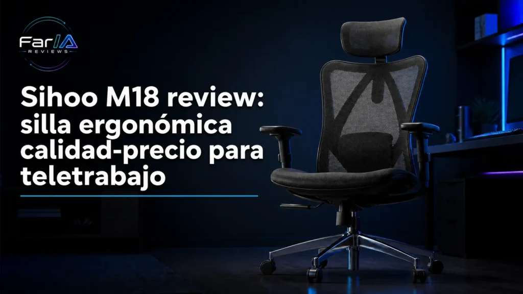 Sihoo M18 review: silla ergonómica calidad-precio para teletrabajo