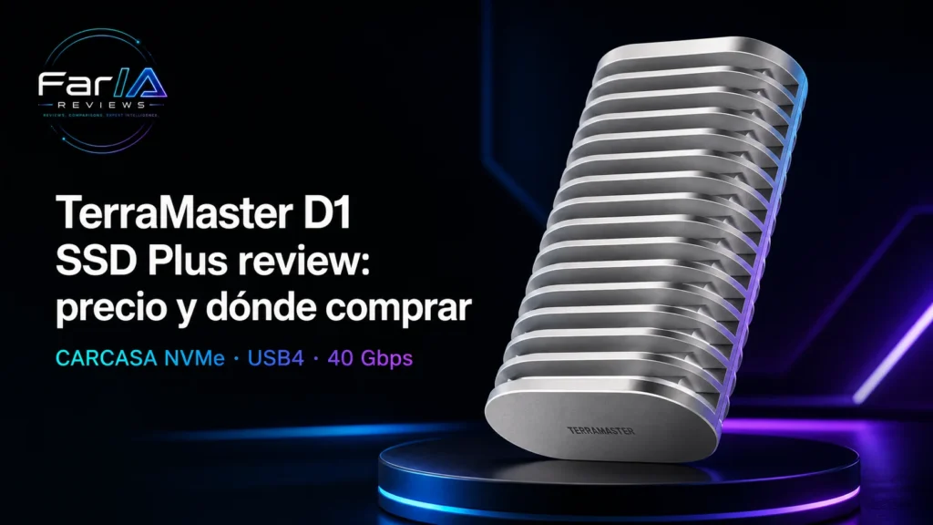 TerraMaster D1 SSD Plus review: precio y dónde comprar