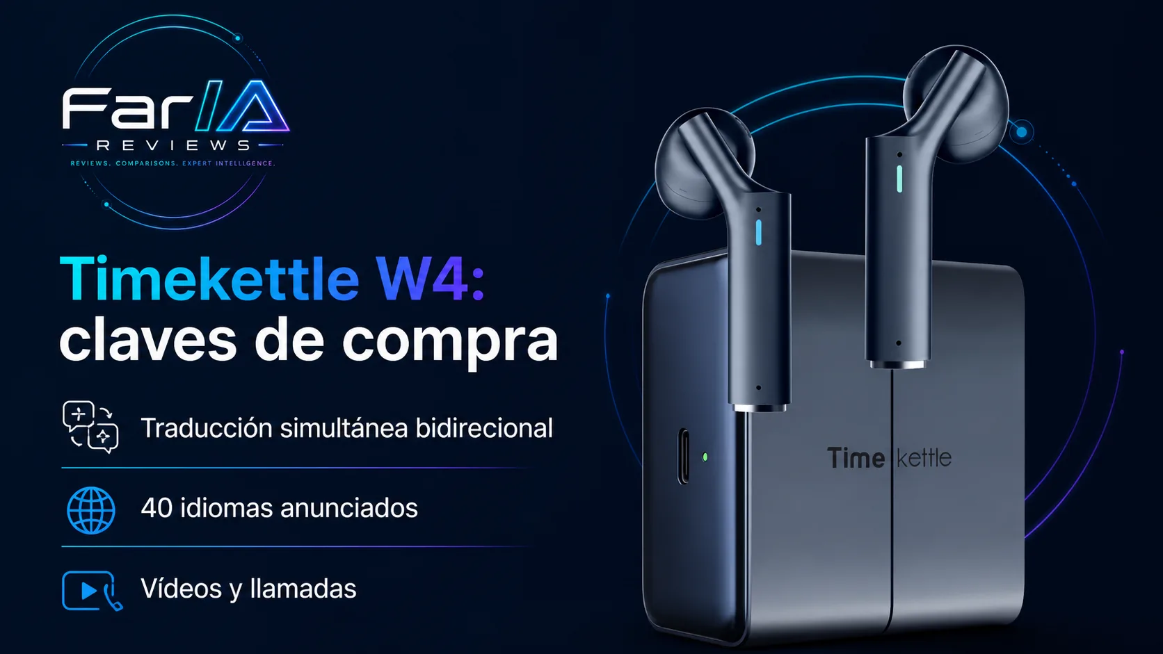 Timekettle W4 review: precio y dónde comprar Timekettle W4 review: precio y dónde comprar: infografía Image 2.0 con especificaciones y claves de compra