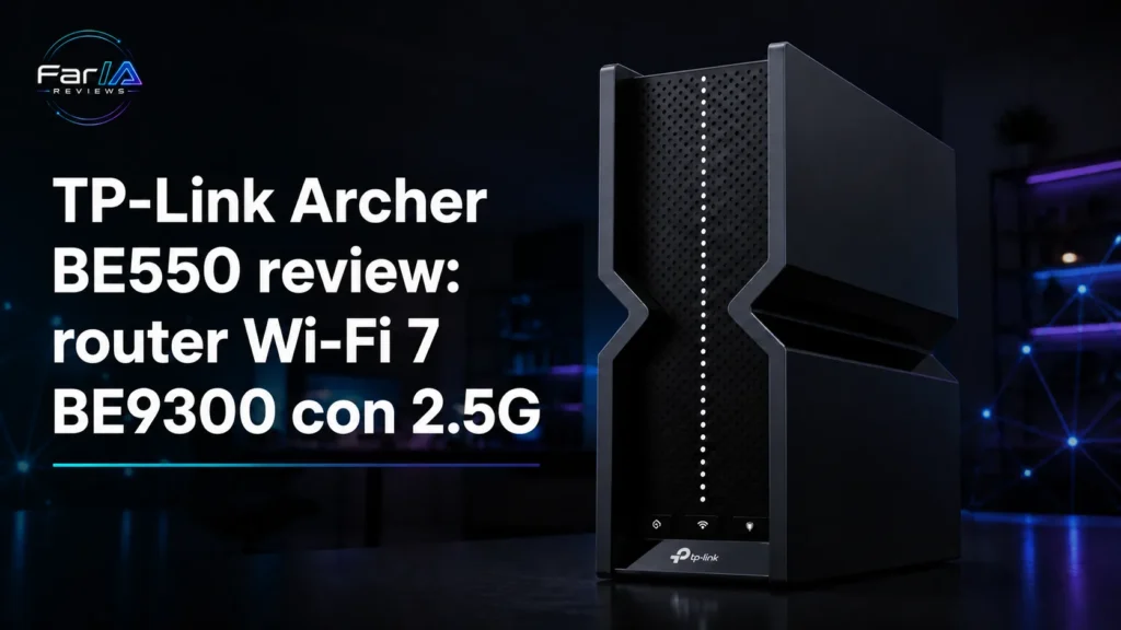 TP-Link Archer BE550 review: router Wi-Fi 7 BE9300 con 2.5G