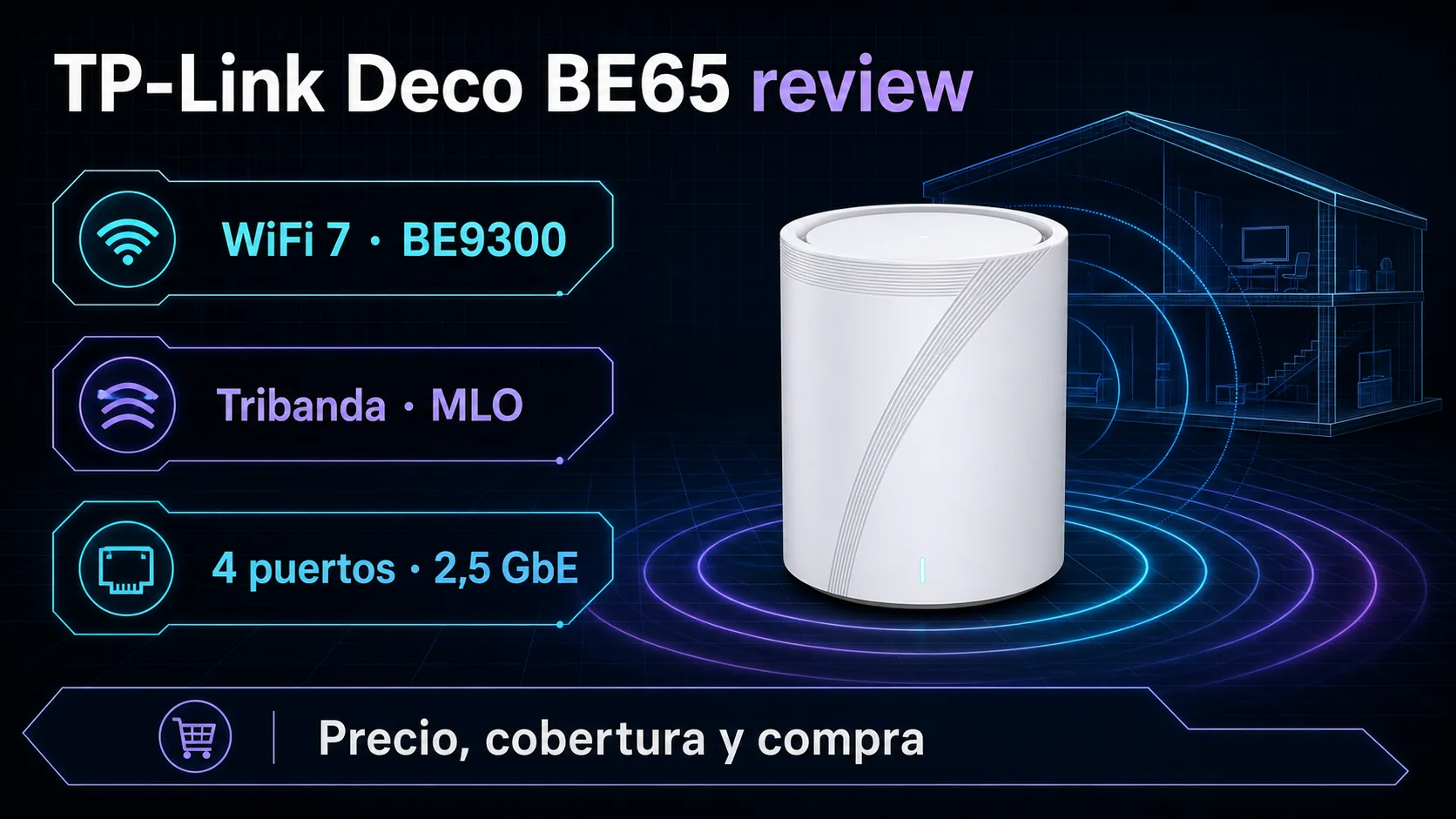 TP-Link Deco BE65 review: precio y dónde comprar TP-Link Deco BE65 review: precio y dónde comprar: infografía Image 2.0 con especificaciones y claves de compra