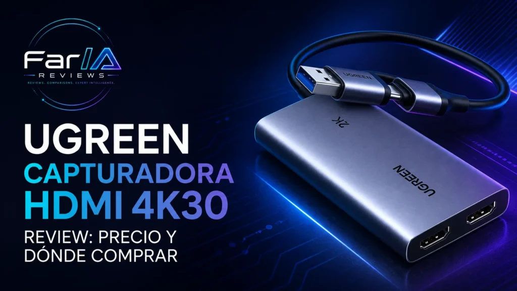 UGREEN capturadora HDMI 4K30 review: precio y dónde comprar