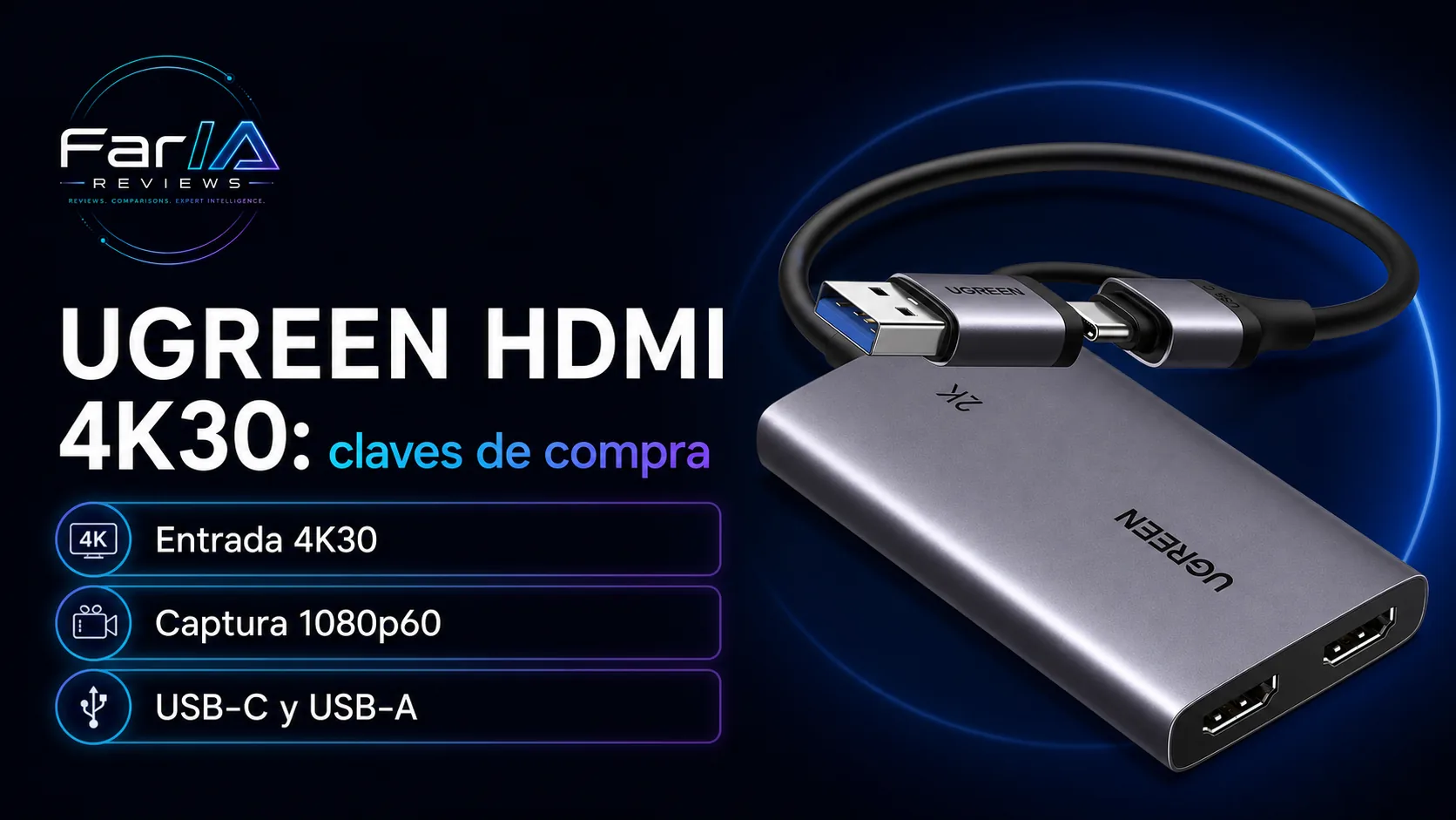 UGREEN capturadora HDMI 4K30 review: precio y dónde comprar UGREEN capturadora HDMI 4K30 review: precio y dónde comprar: infografía Image 2.0 con especificaciones y claves de compra