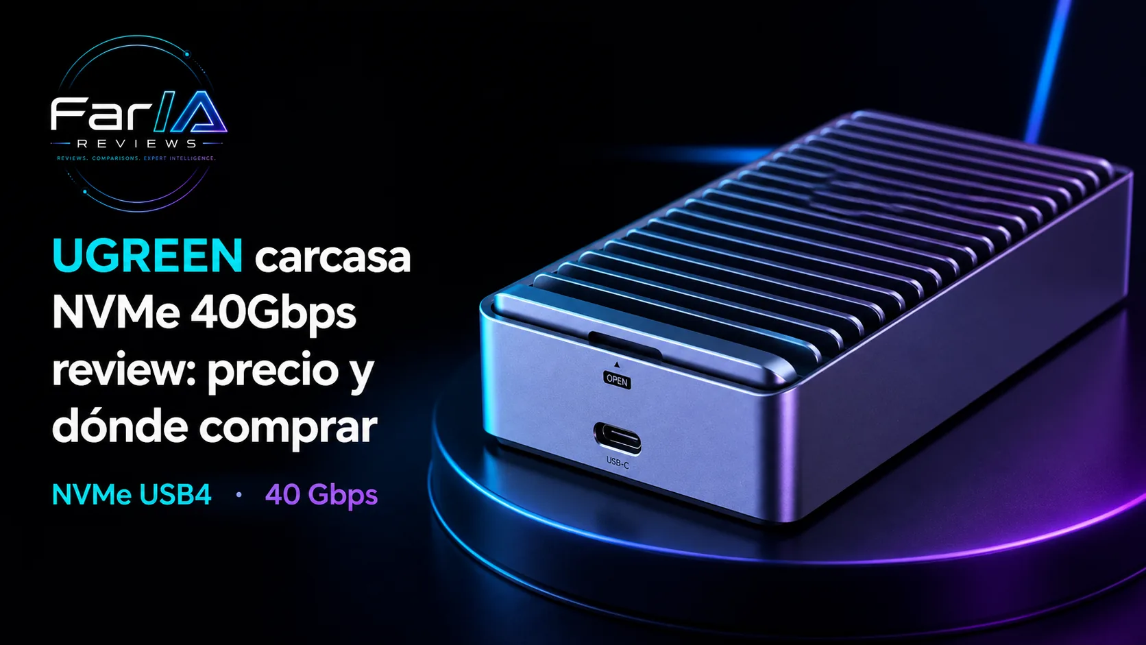 UGREEN carcasa NVMe 40 Gbps review: precio y dónde comprar UGREEN carcasa NVMe 40 Gbps review: precio y dónde comprar
