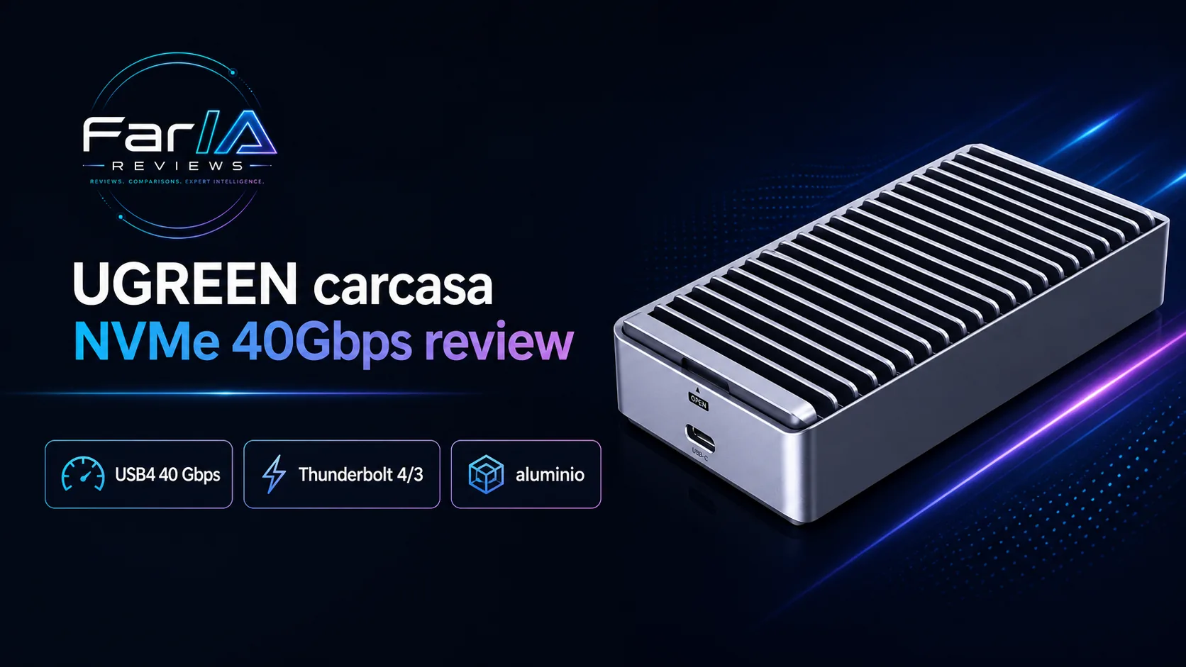 UGREEN carcasa NVMe 40 Gbps review: precio y dónde comprar UGREEN carcasa NVMe 40 Gbps review: precio y dónde comprar: infografía Image 2.0 con especificaciones y claves de compra