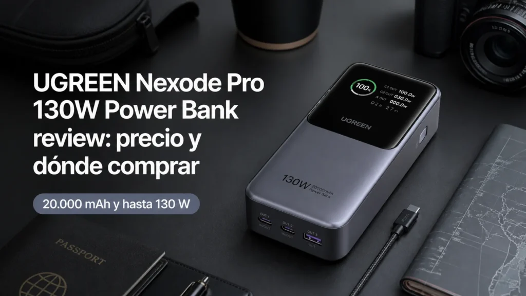 UGREEN Nexode Pro 130W Power Bank review: precio y dónde comprar