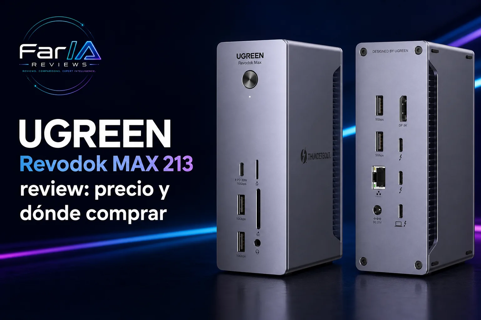 UGREEN Revodok MAX 213 review: precio y dónde comprar