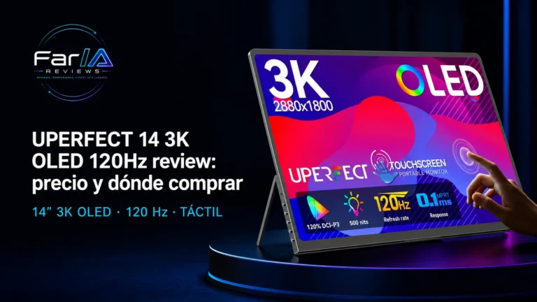 UPERFECT 14 3K OLED 120 Hz review: precio y dónde comprar