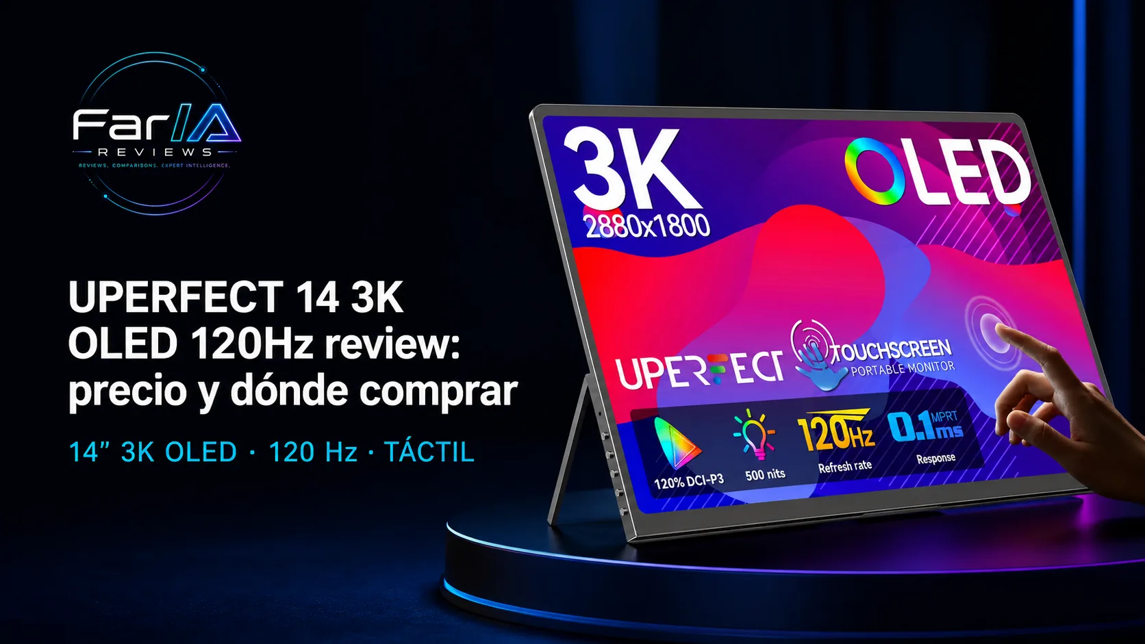 UPERFECT 14 3K OLED 120 Hz review: precio y dónde comprar UPERFECT 14 3K OLED 120 Hz review: precio y dónde comprar