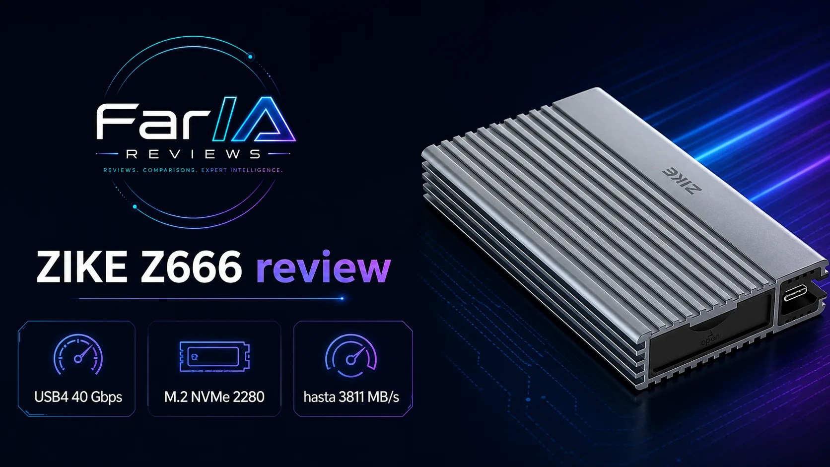 ZIKE Z666 review: precio y dónde comprar: infografía Image 2.0 con especificaciones y claves de compra