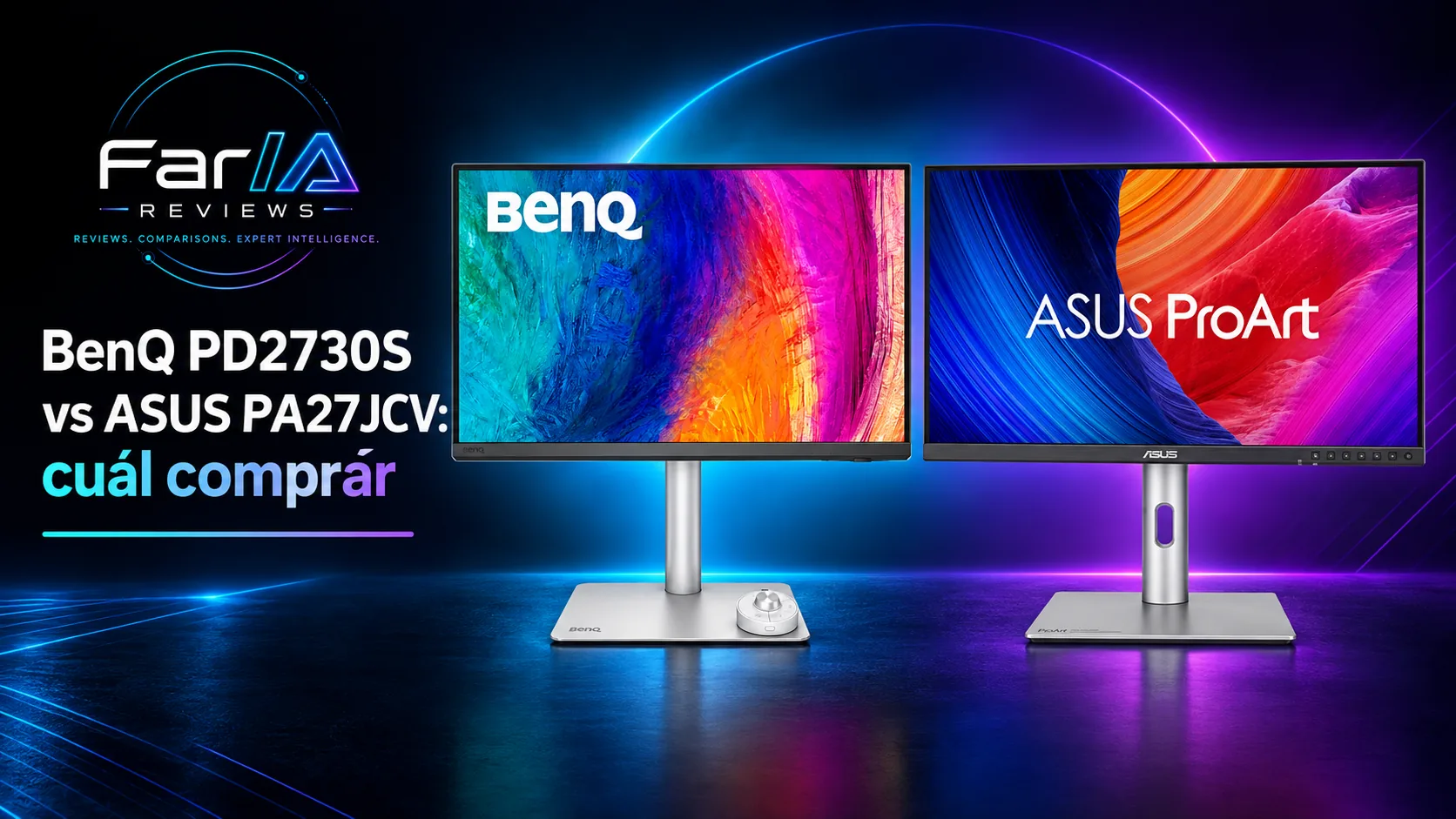 BenQ PD2730S vs ASUS PA27JCV: precio y cuál comprar BenQ PD2730S vs ASUS PA27JCV: precio y cuál comprar