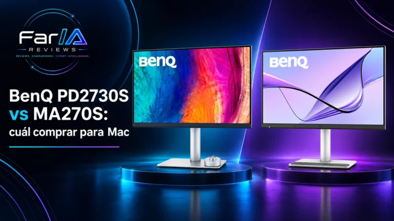BenQ PD2730S vs MA270S: precio y cuál comprar para Mac