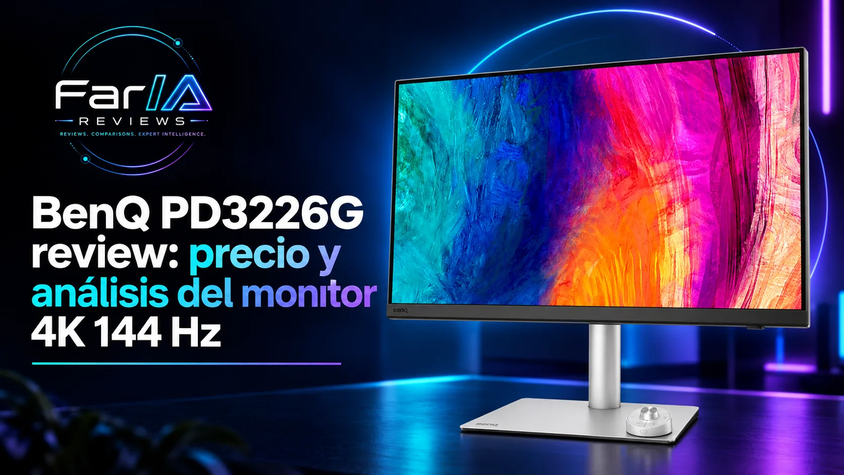 BenQ PD3226G review: precio y análisis del monitor 4K 144 Hz
